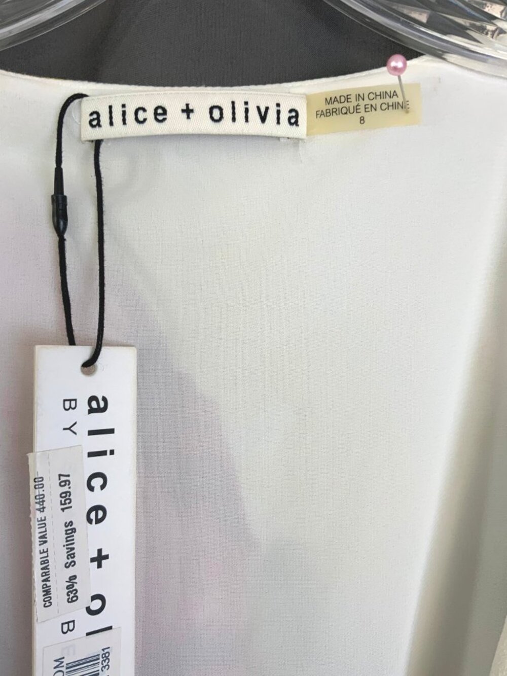 Alice + Olivia Clarine Wildflower Print Wrap Dress Sz 8 - Picture 4 of 16